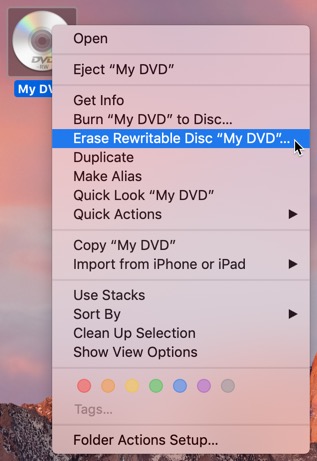 Erase Rewritable DVD Disc