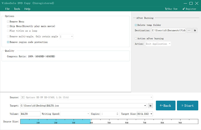 Copying Settings