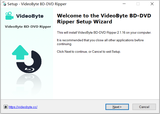 Install VideoByte BD-DVD Ripper