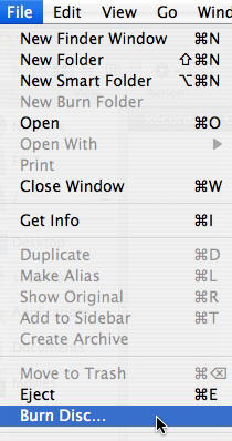 Itunes Burn Disc