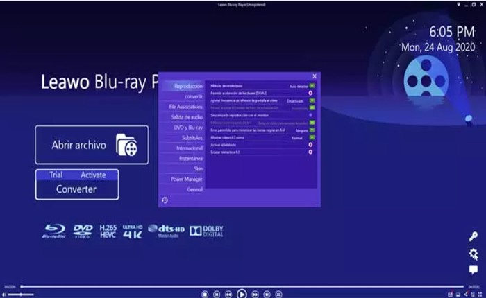 Leawo Blu-ray - Mejor Blu-ray Media Player Software