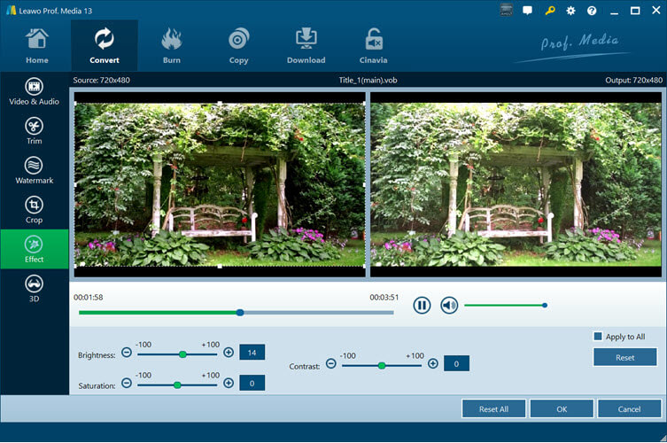 Leawo Default Video Editor