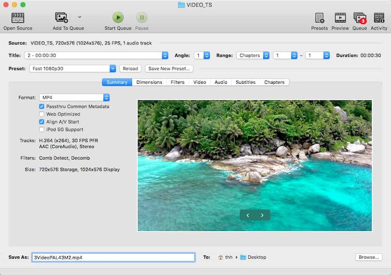 How to Save A DVD to Mac in HandBrake