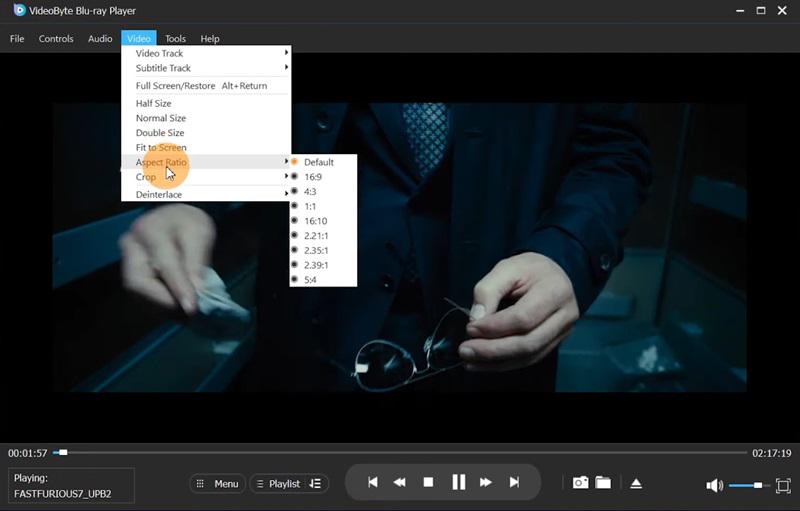 Easy Navigation in VideoByte Blu-ray Player