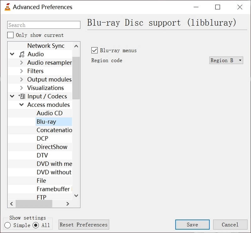 Change Region Code with VLC