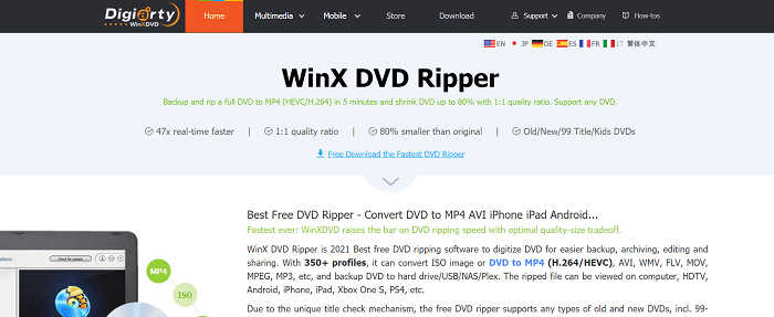 WinX DVD Ripper